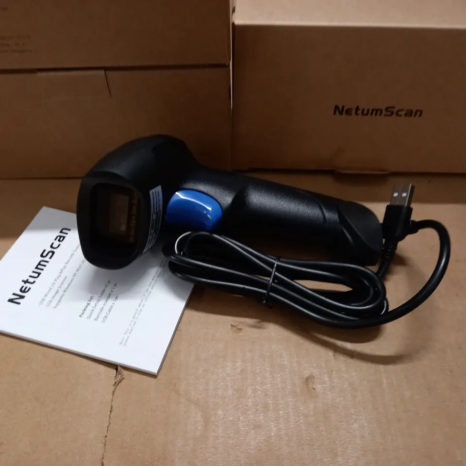 LOT OF 3 NETUMSCAN USB 1D BARCODE SCANNERS