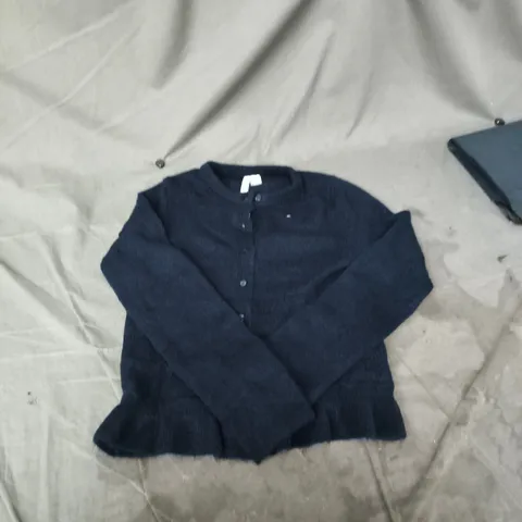 H&M NAVY CARDIGAN – WOMEN’S XS (EU XS) UK 6 