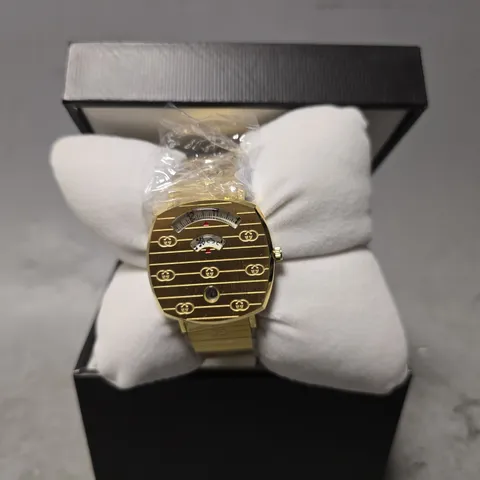 GUCCI YA157403 GOLD DIAL STAINLESS STEEL UNISEX WATCH