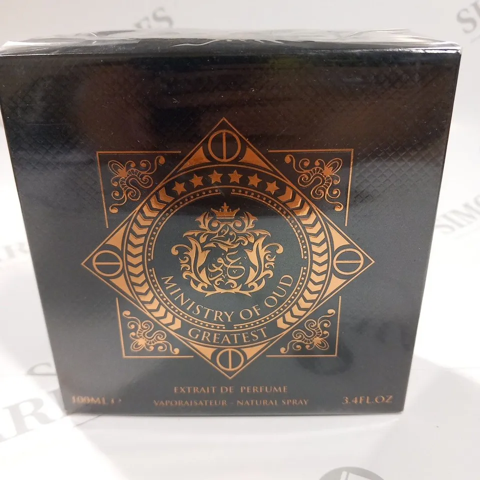 BOXED AND SEALED MINISTRY OF OUD GREATEST EXTRAIT DE PERFUME 100ML