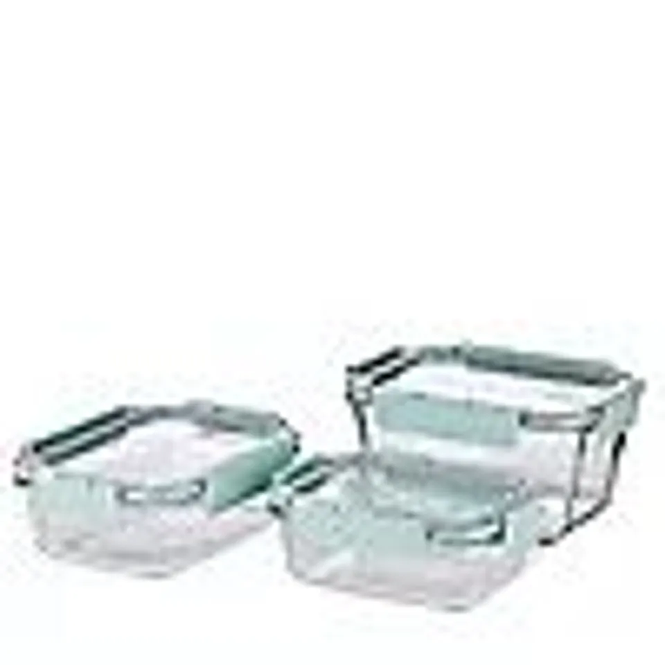 LOCK AND LOCK SET OF TWO APPETISER CARRIER CONTAINERS