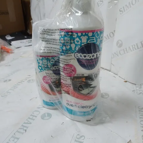 2 BOTTLES OF ECOZONE OVEN CLEANING GEL