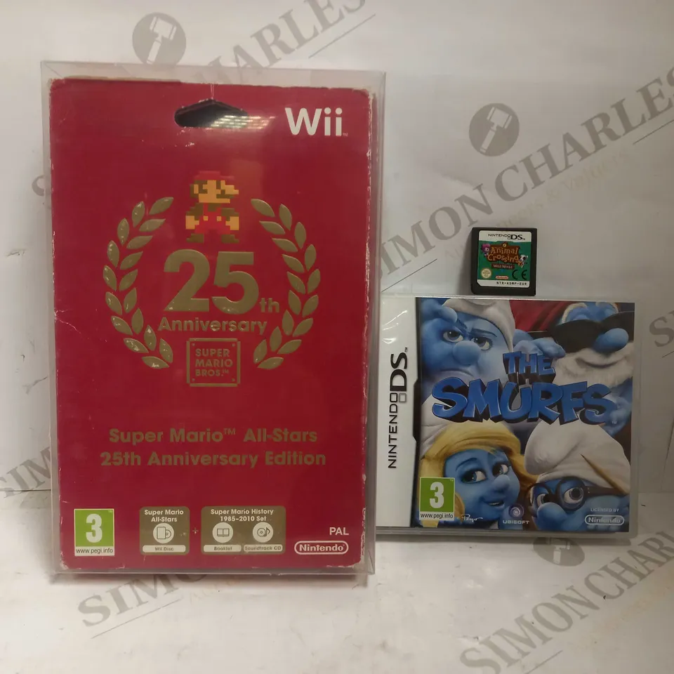 LOT OF 3 NINTENDO WII/DS GAMES