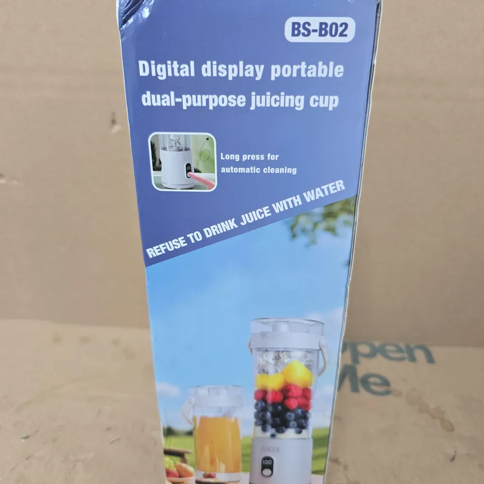 BS-B02 DIGITAL DISPLAY PORTABLE JUICING CUP