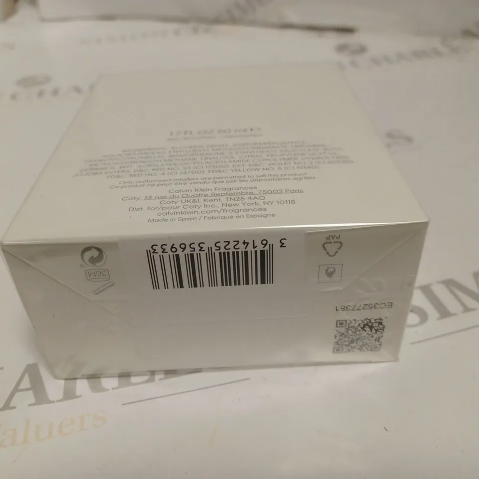 BOXED AND SEALED CALVIN KLEIN WOMEN EAU DE PARFUM 50ML