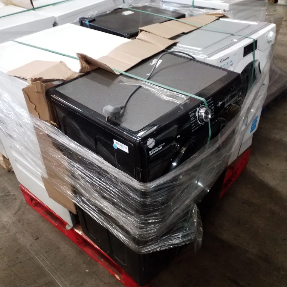 PALLET OF APPROXIMATELY 4 UNPROCESSED RAW RETURN WHITE GOODS TO INCLUDE;