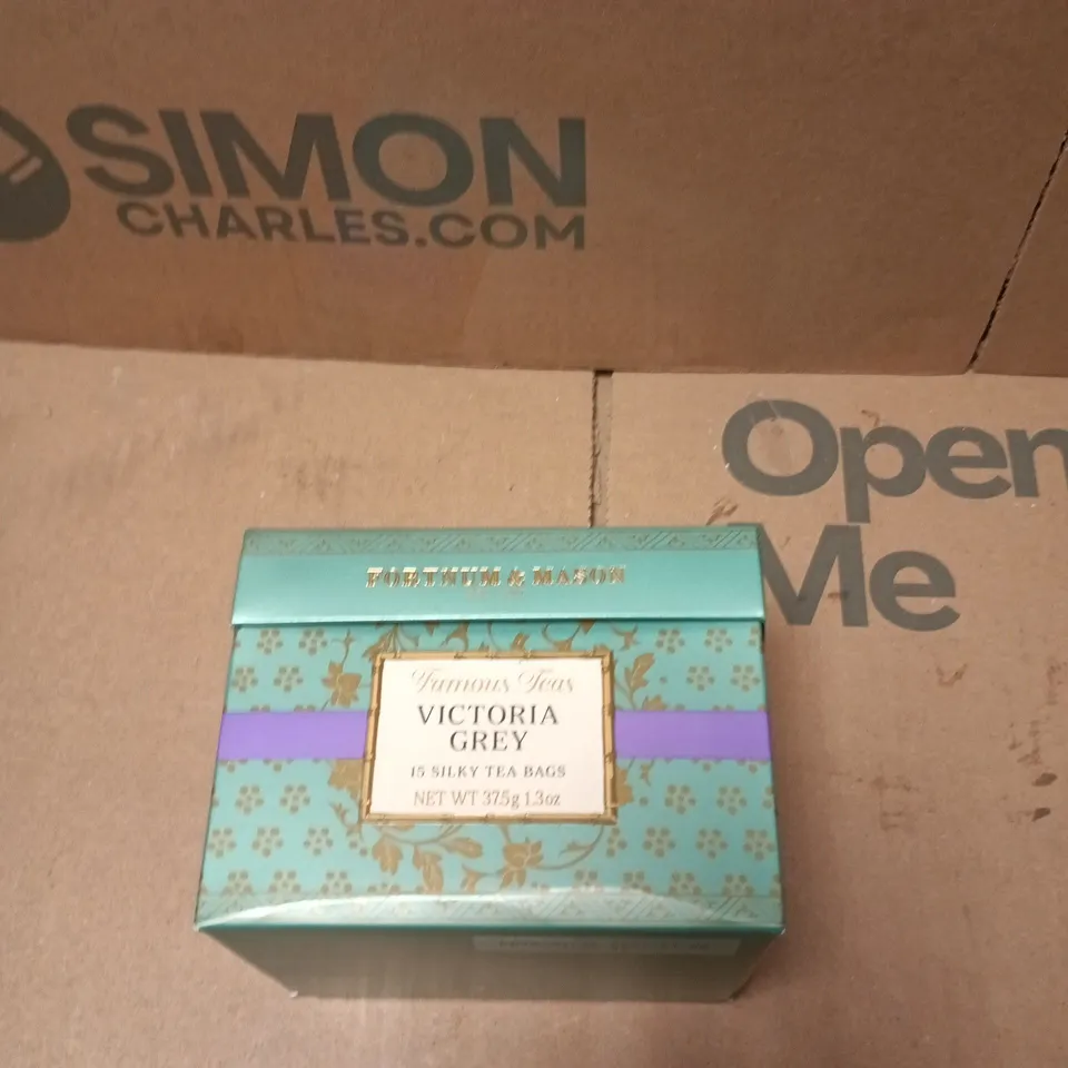 FORTNUM & MASON FAMOUS TEAS VICTORIA GREY – 15 SILK TEA BAGS (NET WT 37.5G)