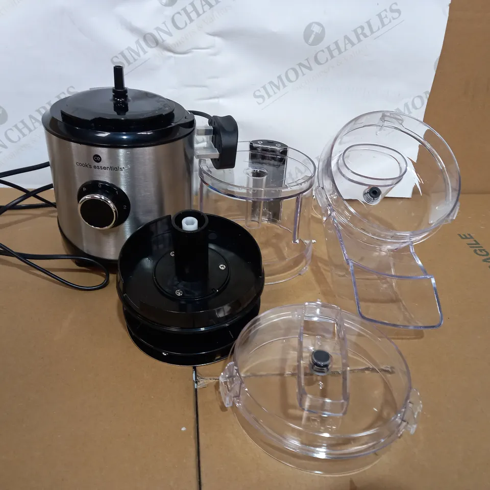COOK'S ESSENTIALS 400ML COMPACT DOUBLE BLADE FOOD PROCESSOR