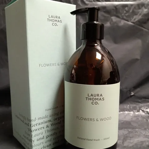 LAURA THOMAS CO FLOWERS & WOOD HAND WASH (500ML)