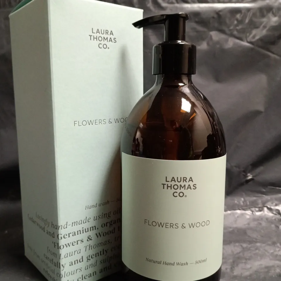 LAURA THOMAS CO FLOWERS & WOOD HAND WASH (500ML)