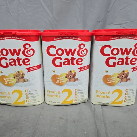 LOT OF 3 COW & GATE FROM 6 MONTH BABY MILK FORMULAS - 2