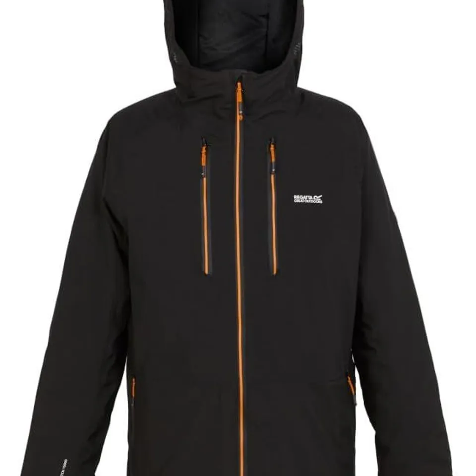 BRAND NEW REGATTA HIGHTON STRETCH III MENS JACKET BLACK (FOX) XXL