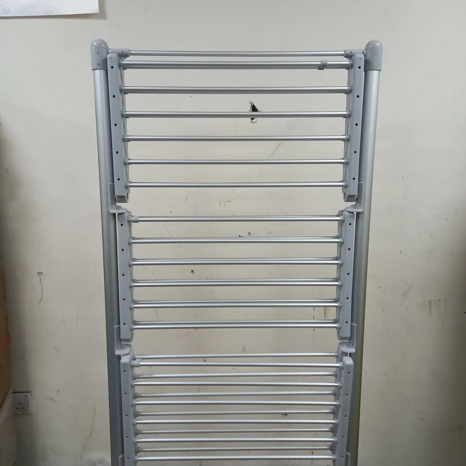 OUTLET ORGANISED OPTIONS 3 TIER HEATED AIRER WITH 21M DRYING SPACE - COLLECTION ONLY