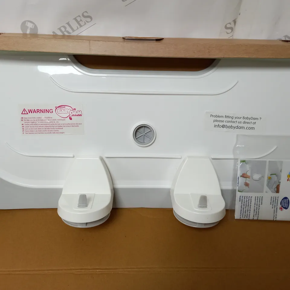 BABYDAM THE ORIGINAL BATHWATER BARRIER 