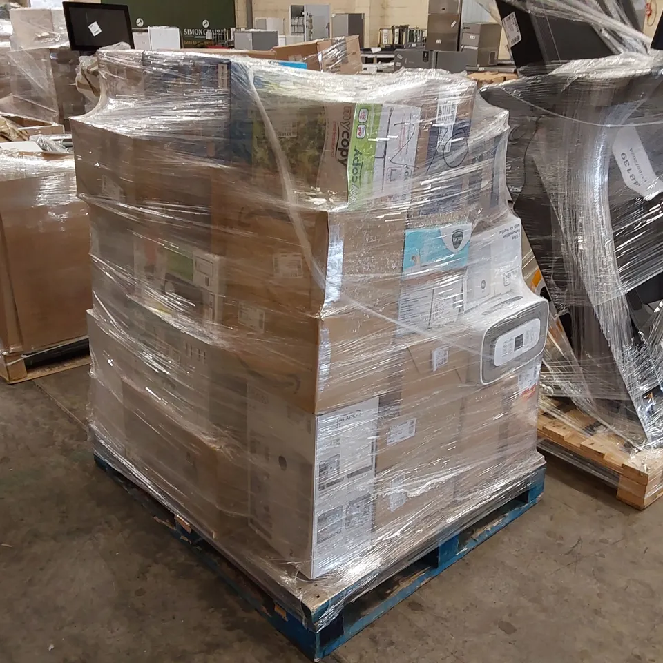 PALLET OF APPROXIMATELY 34 UNPROCESSED RAW RETURN HOUSEHOLD AND ELECTRICAL GOODS TO INCLUDE;