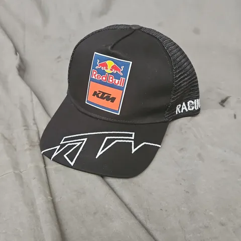 RED BULL KTM RACING CAP – BLACK TRUCKER HAT