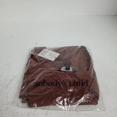 NOBODYS CHILD BROWN COLORADO MINI DRESS UK 12