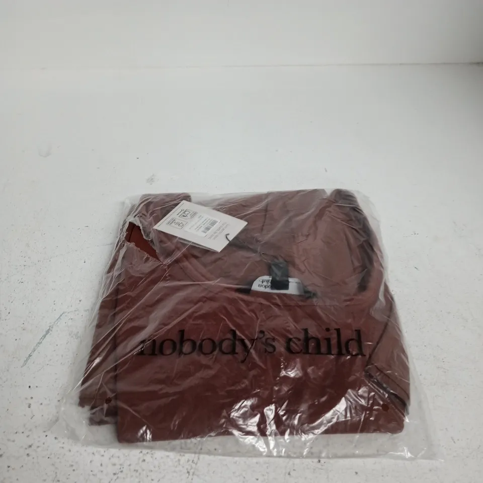 NOBODYS CHILD BROWN COLORADO MINI DRESS UK 12