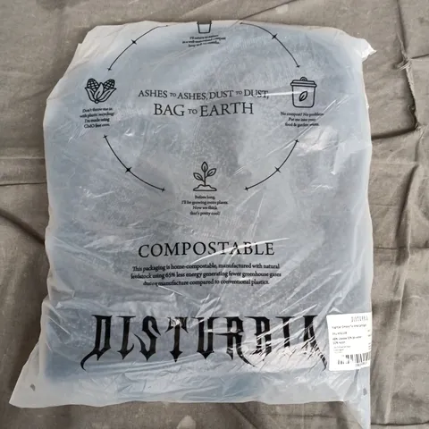 BAGGED DISTURBIA NIGHTJAR OMBRE TILE WRAP CARDIGAN – SIZE S