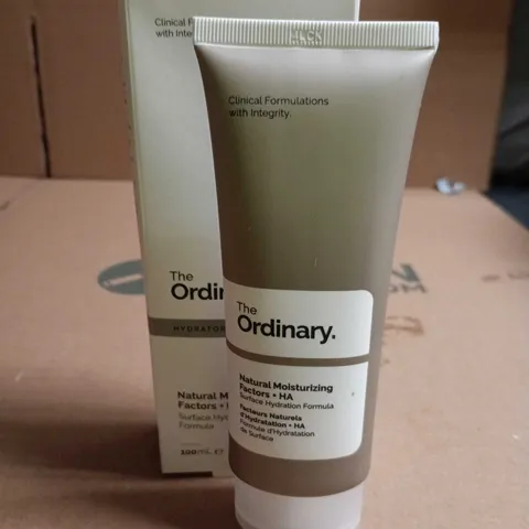 THE ORDINARY NATURAL MOISTURISING FACTORS + HA MOISTURISER, 100 ML – BOXED