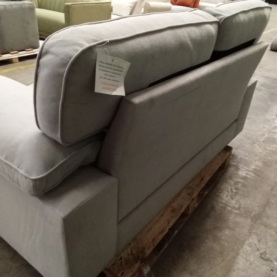 CHATHAM 2 SEATER SOFA, DOVE GREY CLASSIC PLUSH FABRIC