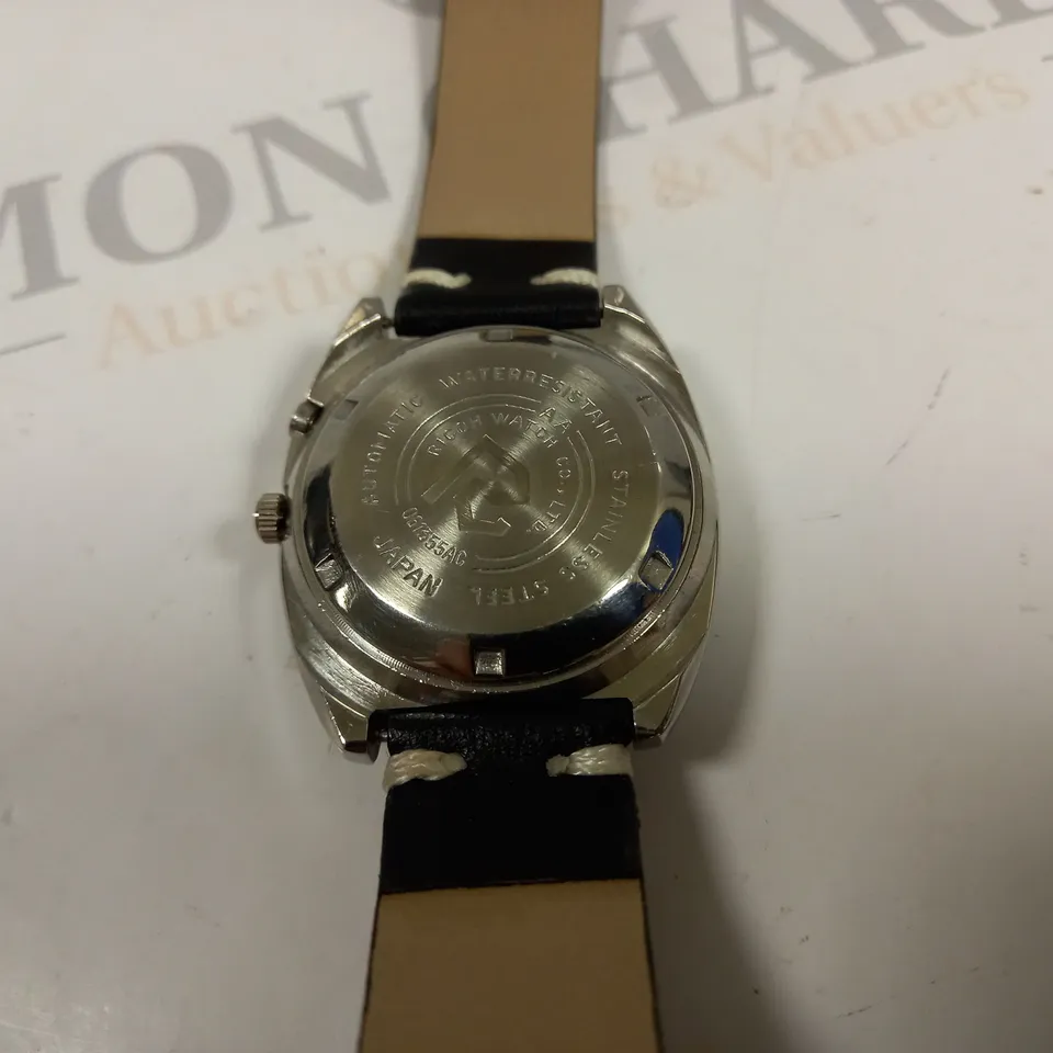 RICOH 21 JEWEL AUTOMATIC STAINLESS STEEL WATCH