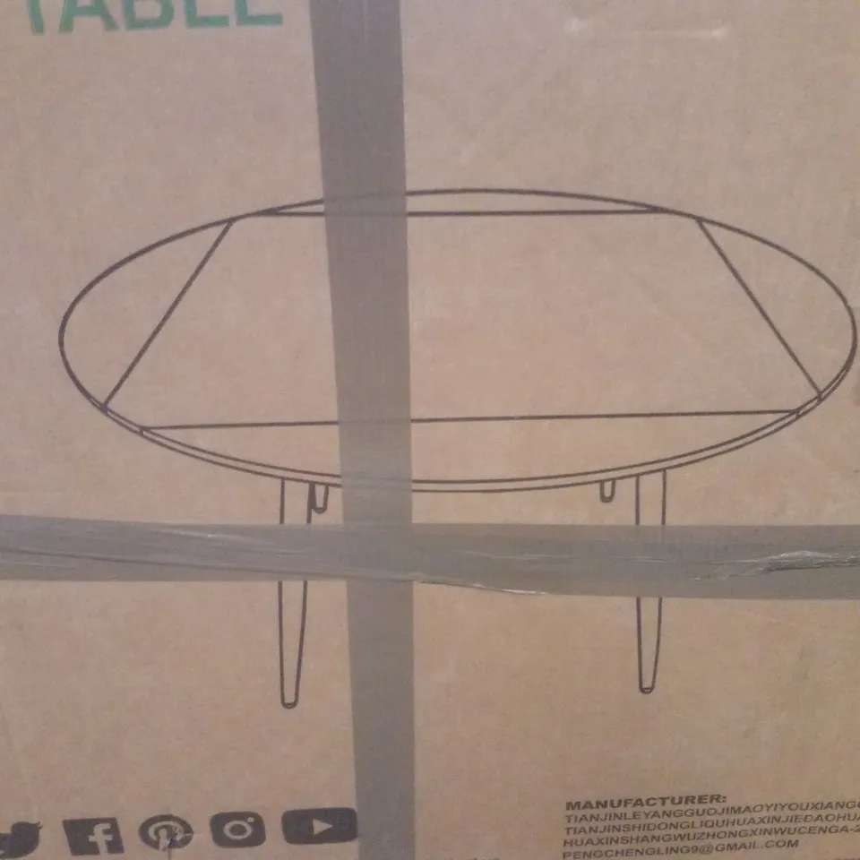 BOXED ROUND DINING TABLE