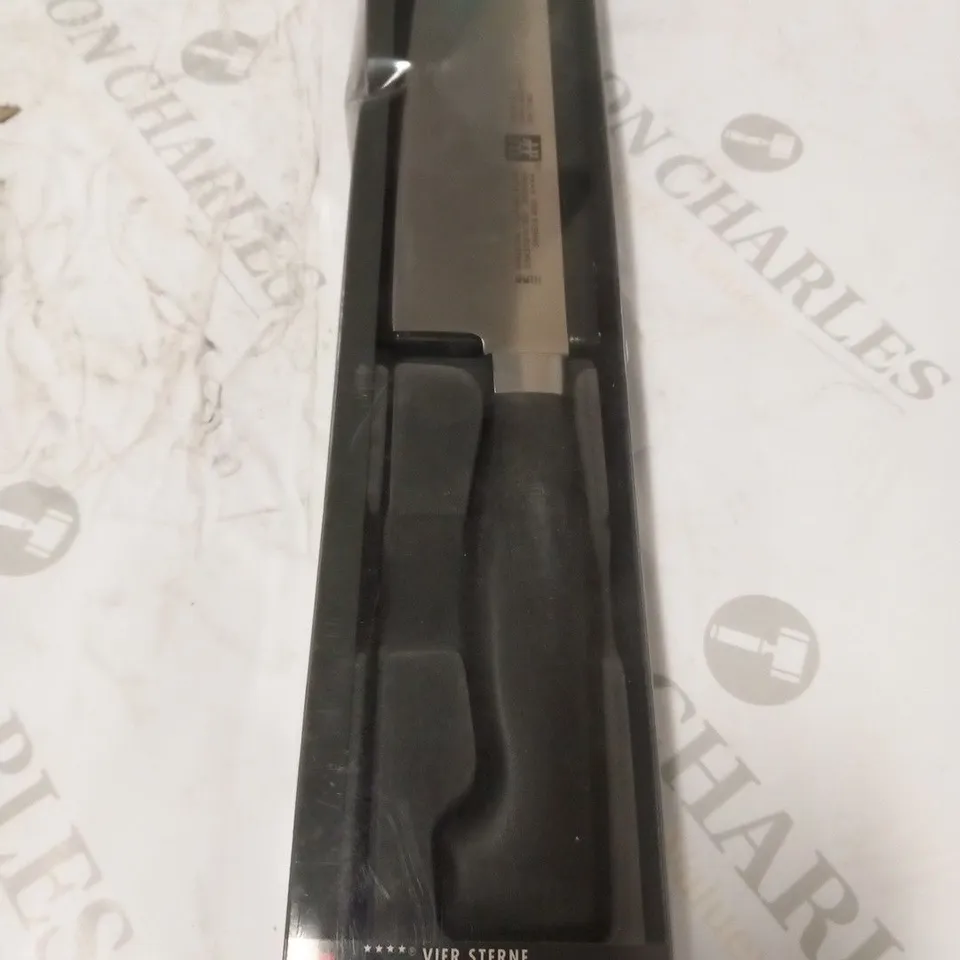 BRAND NEW BOXED ZWILLING FOUR STAR 180MM SANTOKU KNIFE