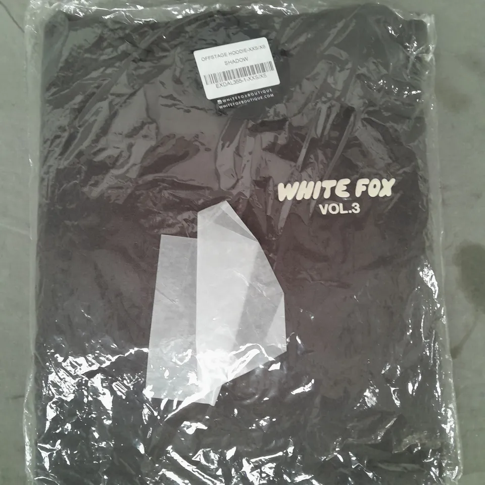 WITE FOX VOL.3 OFFSTAGE HOODIE IN SHADOW GREY SIZE XXS/XS