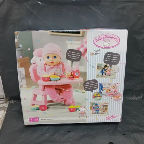 BOXED BABY ANNABELL LUNCH TIME TABLE 