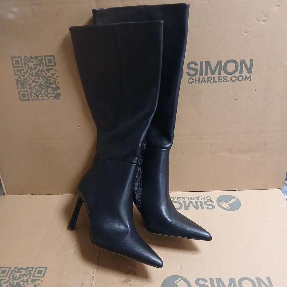 ASOS DESIGN WIDE FIT CHARMED KNEE HIGH BOOTS BOXED UK SIZE 7