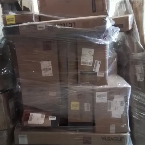 PALLET OF ASSORTED HOUSEHOLD GOODS AND PRODUCTS TO INCLUDE; GARDEN FURNITURE,JEWELLERY BOX,TRASH CAN