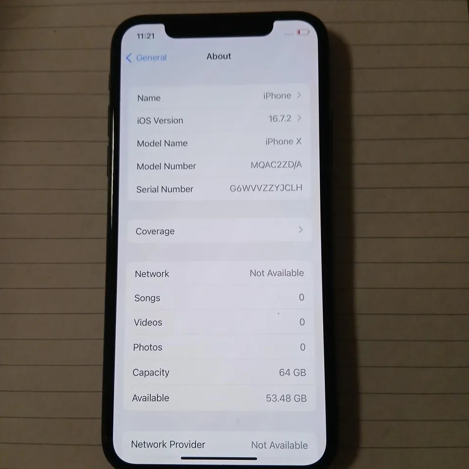 APPLE IPHONE X 64GB – MQAC2ZD/A