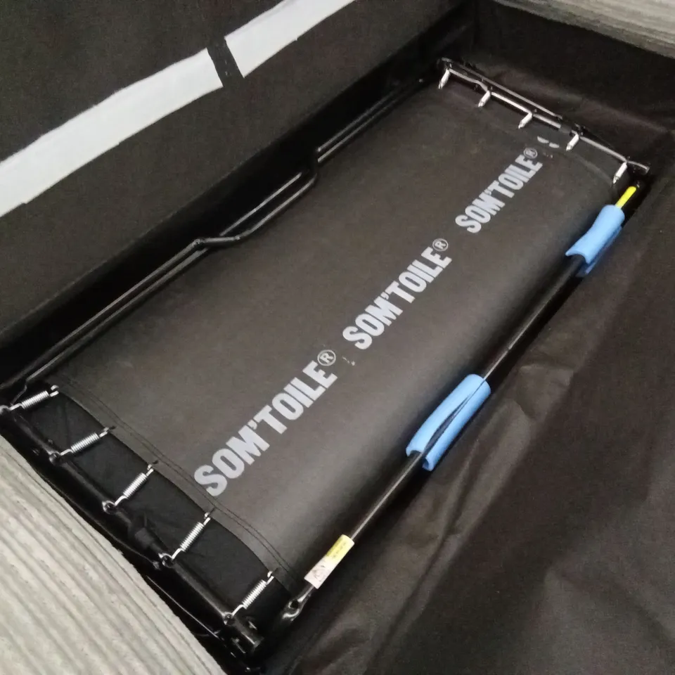 SIENNA FABRIC/FAUX LEATHER HIGH BACK SOFA BED RRP £1149