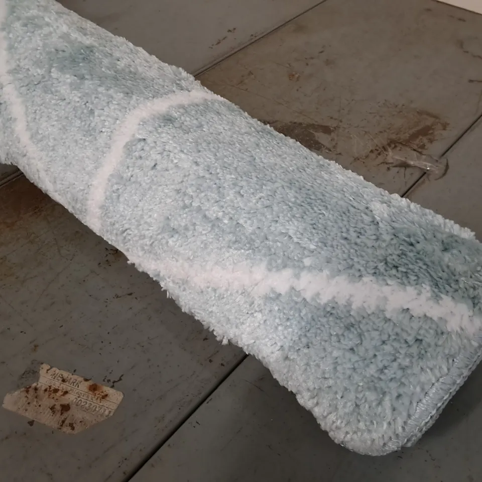 BRAND NEW PACO KAUNAS RUG IN TURQUOISE - 80X150CM
