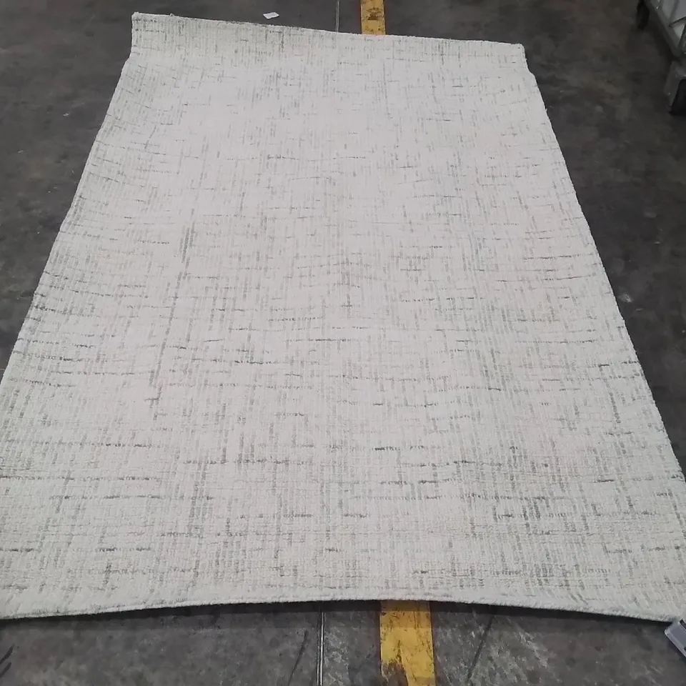 RHEUBEN STRIPED WOOL HAND TUFTED AREA RUG APPROXIMATELY 152X245CM