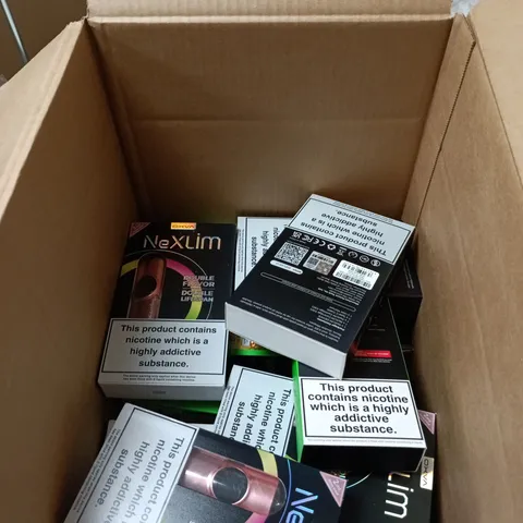 BOX OF APPROXIMATELY 20 ASSORTED ECIGS INCLUDING OXVA AND VAPORESSO