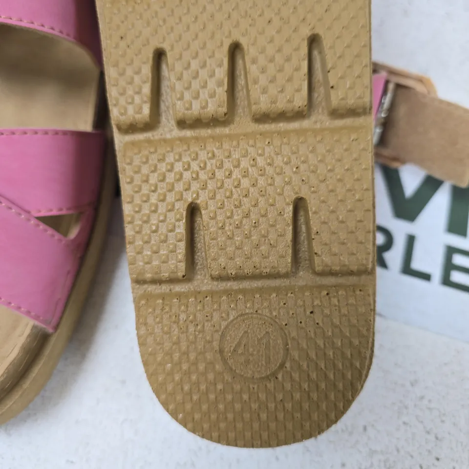 LOTUS PINK SANDALS, WOMEN'S – BUCKLE STRAPS, WITH BOX UK 7