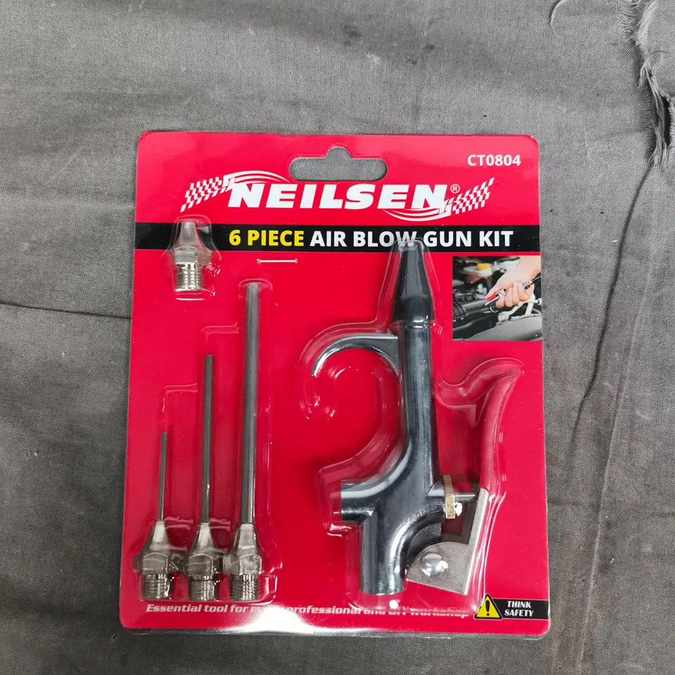 NEILSEN 6-PIECE AIR BLOW GUN KIT 