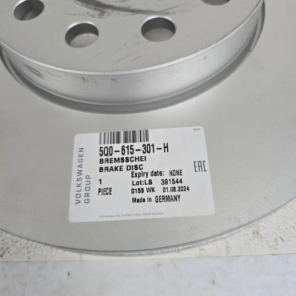 VOLKSWAGEN BRAKE DISC