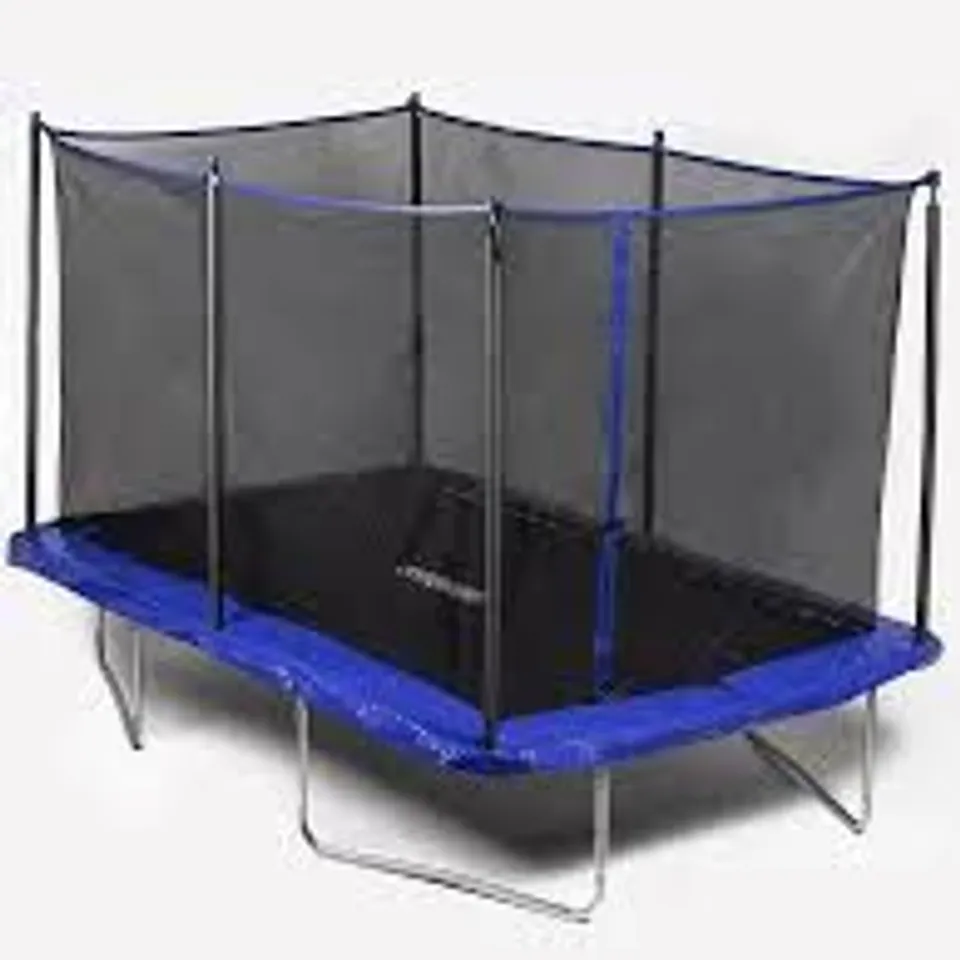 BOXED 12FT X 8FT RECTANGULAR TRAMPOLINE (2 BOXES)