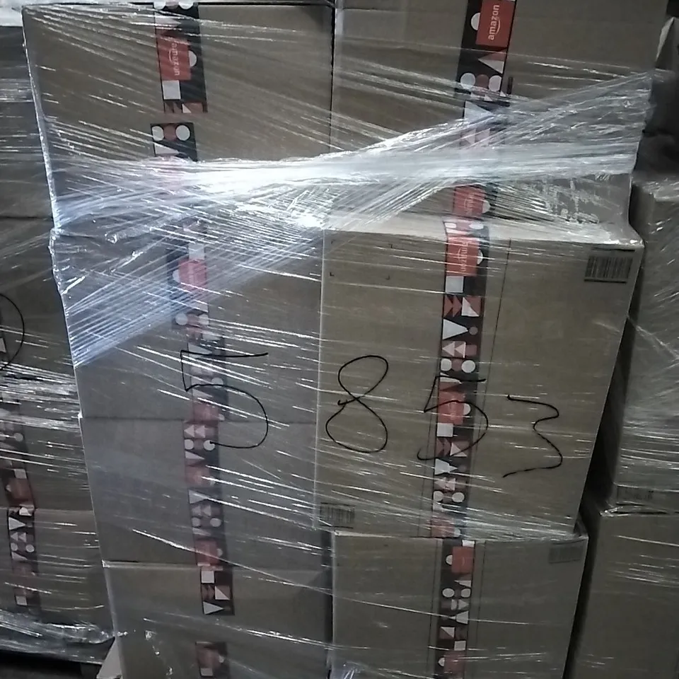 PALLET OF ASSORTED ITEMS INCLUDING MONEY HEIST MASK, HALLOWEEN MASK, EASTER BALLOON SET, DOG AIRTAG COLLAR, HAIR WAX, ESPON INK CARTRIDGES 