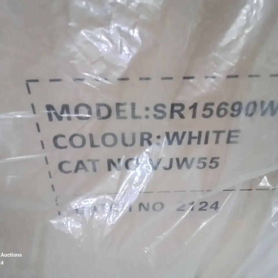 BOXED SWAN SR15690W 48CM WIDE, 50/50 SPLIT FRIDGE FREEZER - WHITE