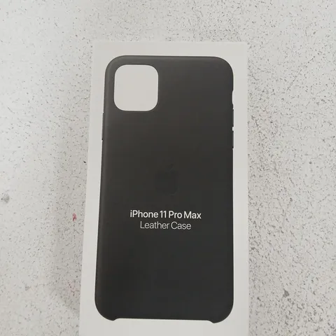 10 X APPLE LEATHER CASES FOR IPHONE 11 PRO MAX IN BLACK