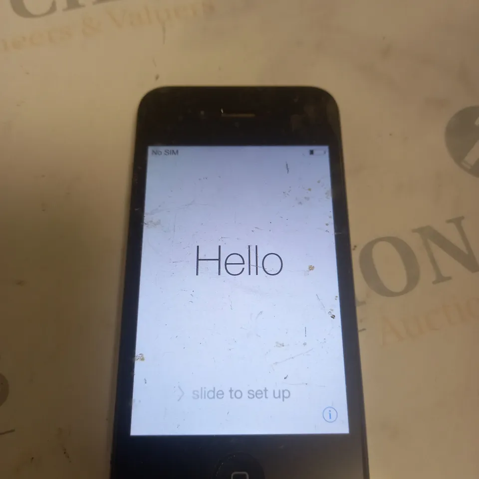 APPLE IPHONE BLACK MODEL A1332