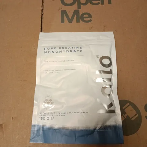 CREATINE MONOHYDRATE POWDER SUPPLEMENT 150 G – UNFLAVOURED - BB AUG 27