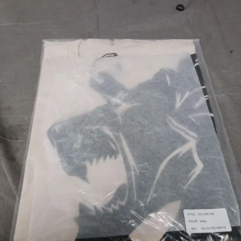 BAGGED OG LION TEE - SIZE 3XL