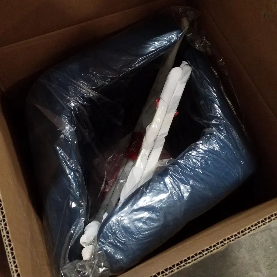 BOXED SET OF 2 AVERY DINING CHAIRS - SAPPHIRE BLUE VELVET