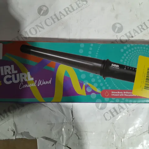 BOXED TWIRL AND CURL CONICAL WAND