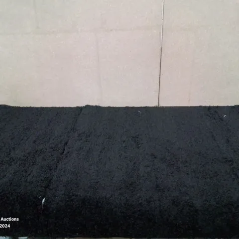 BRAND NEW PACO HOME BLACK SYDNEY BATH MAT SIZE 80CM X 150CM